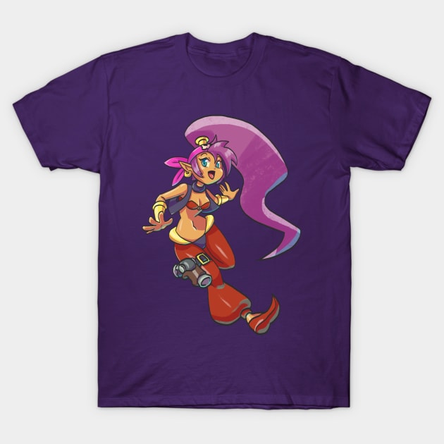 Pirate Shantae T-Shirt by RosealineBlack